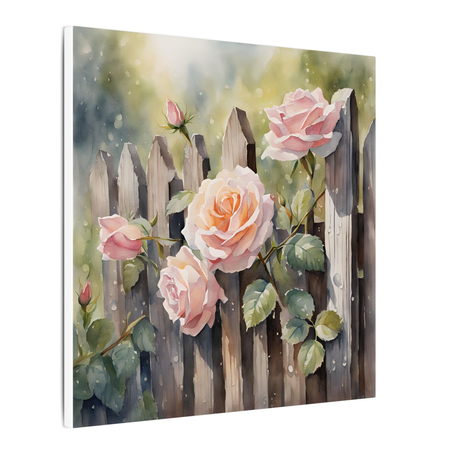 Matte Wall Canvas - Rose - Bloom and Grow Collection