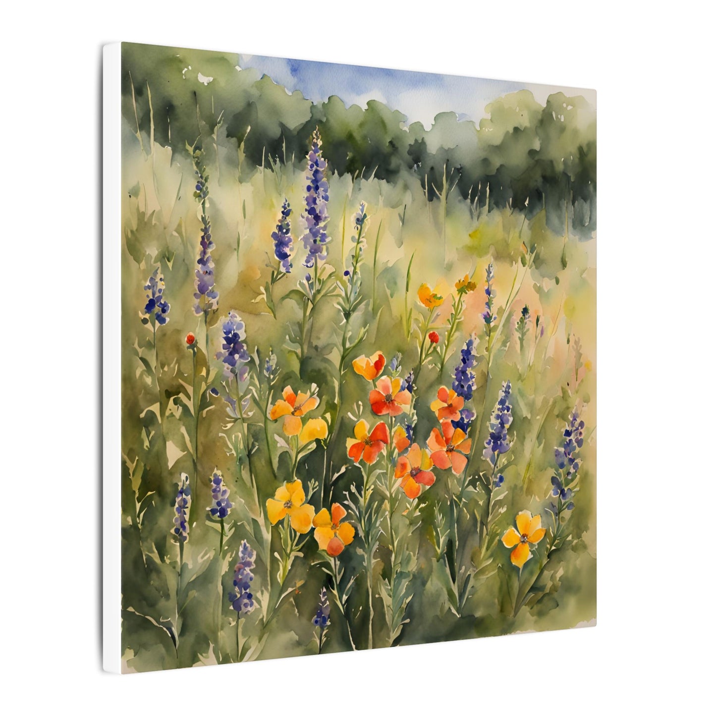 Matte Wall Canvas - Texas Wildflower - Bloom and Grow Collection