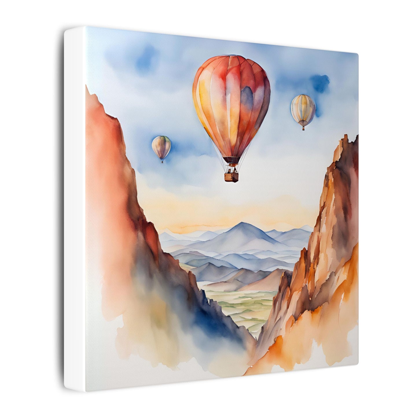 Matte Wall Canvas - Hot Air Balloons - Wheels & Wings Collection