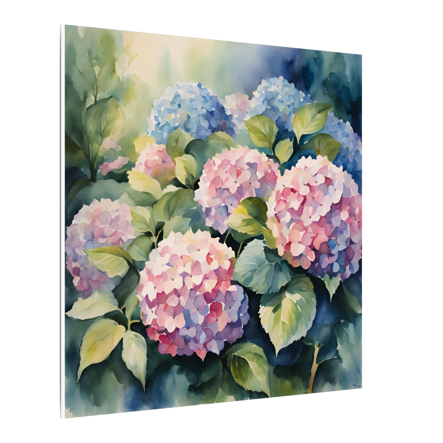 Matte Wall Canvas - Hydrangea - Bloom and Grow Collection
