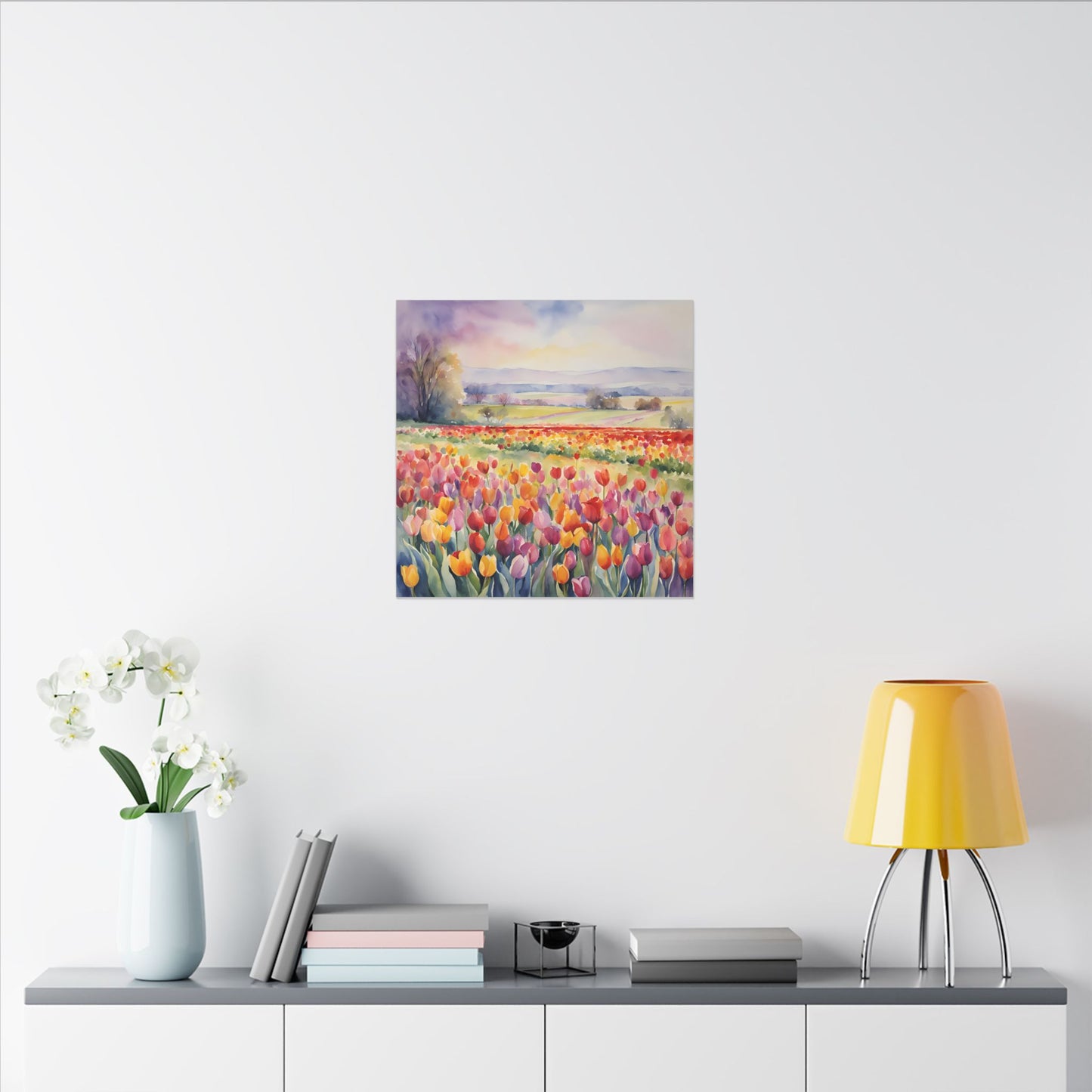 Matte Wall Canvas - Tulip - Bloom and Grow Collection