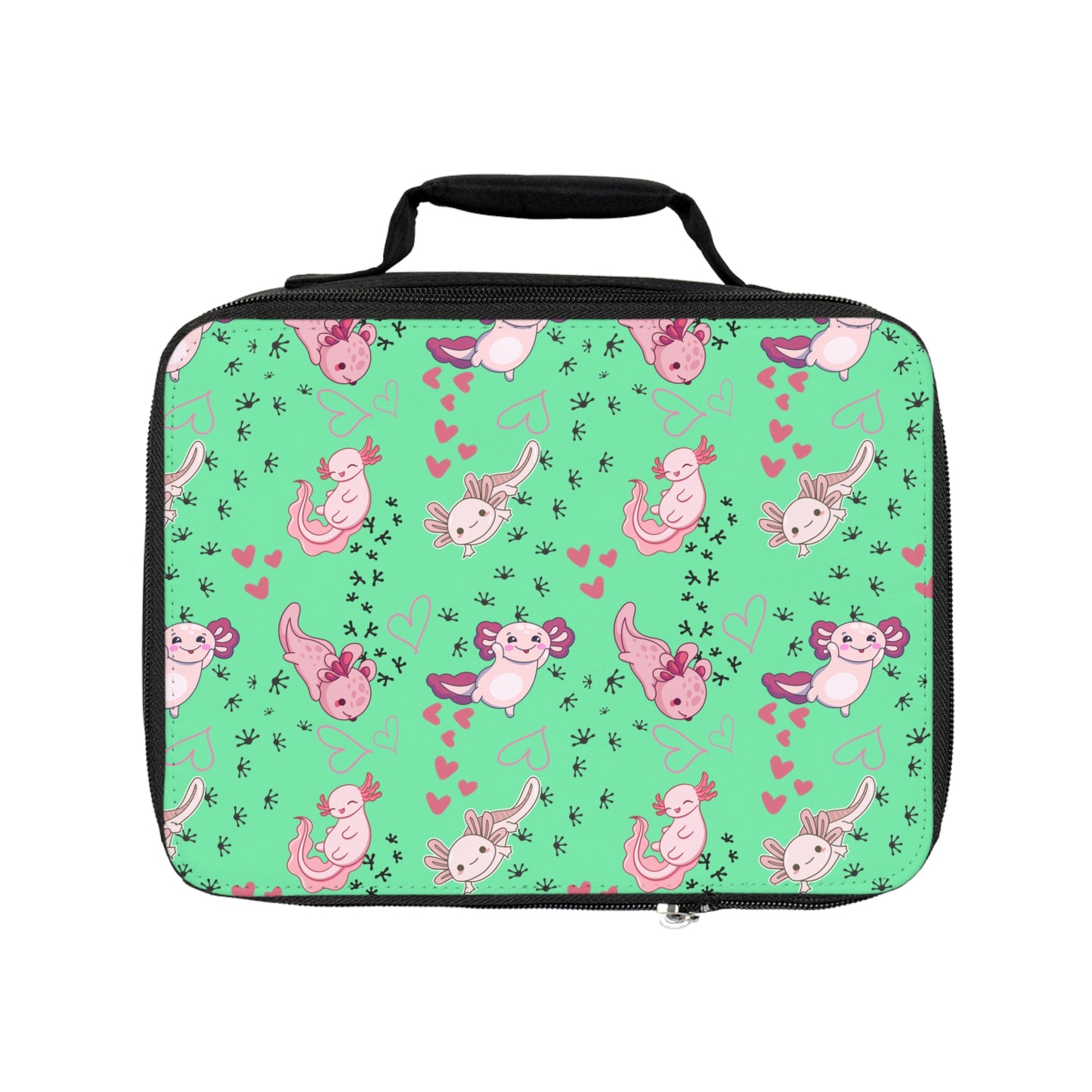 Lunch Bag - Axolotl - Mint Green