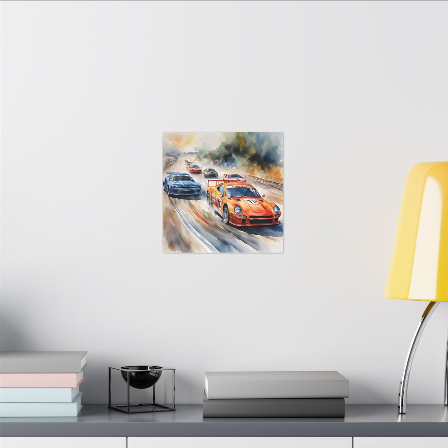 Matte Wall Canvas - Race Day - Wheels & Wings Collection