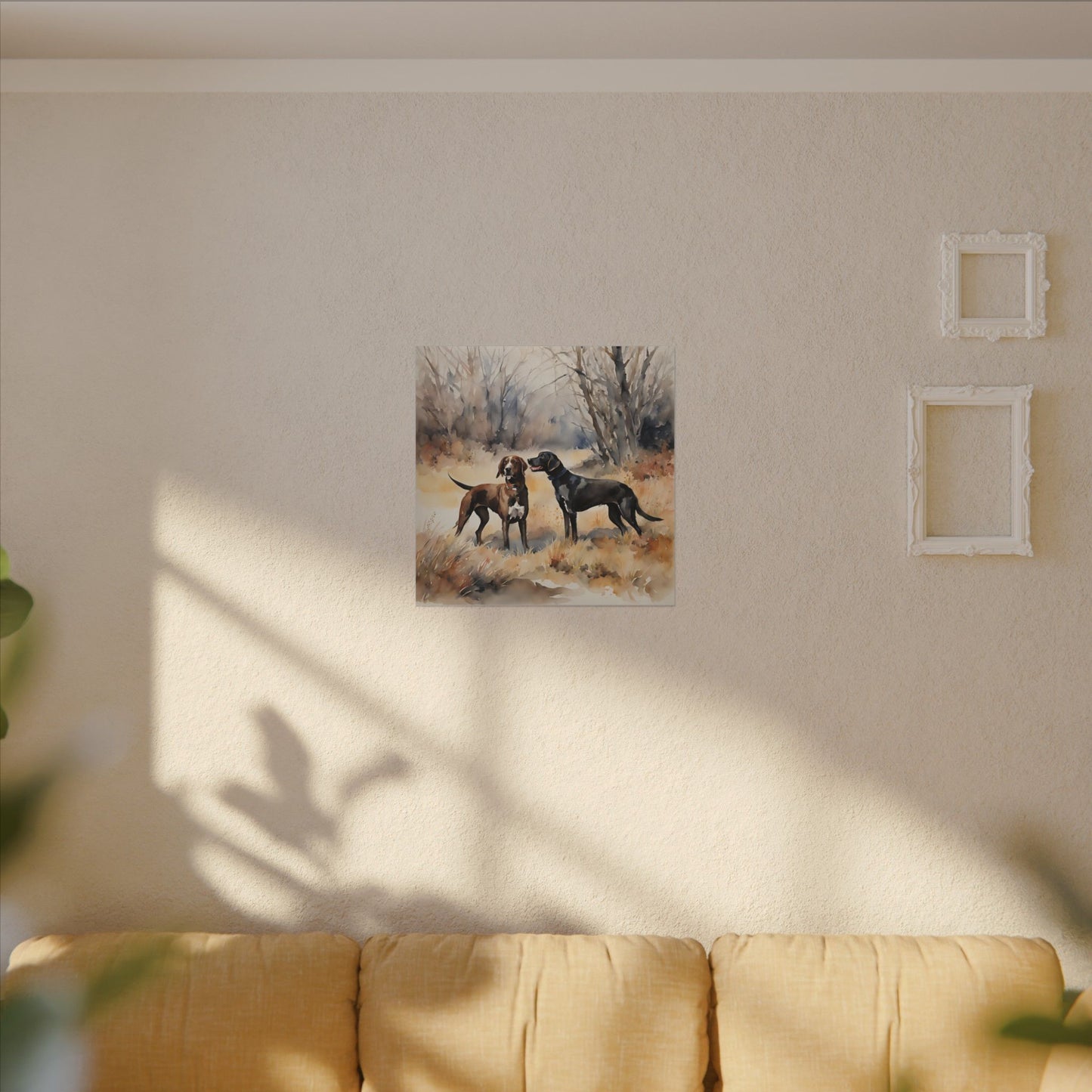 Matte Wall Canvas - Hounds - The Great Outdoors Collection