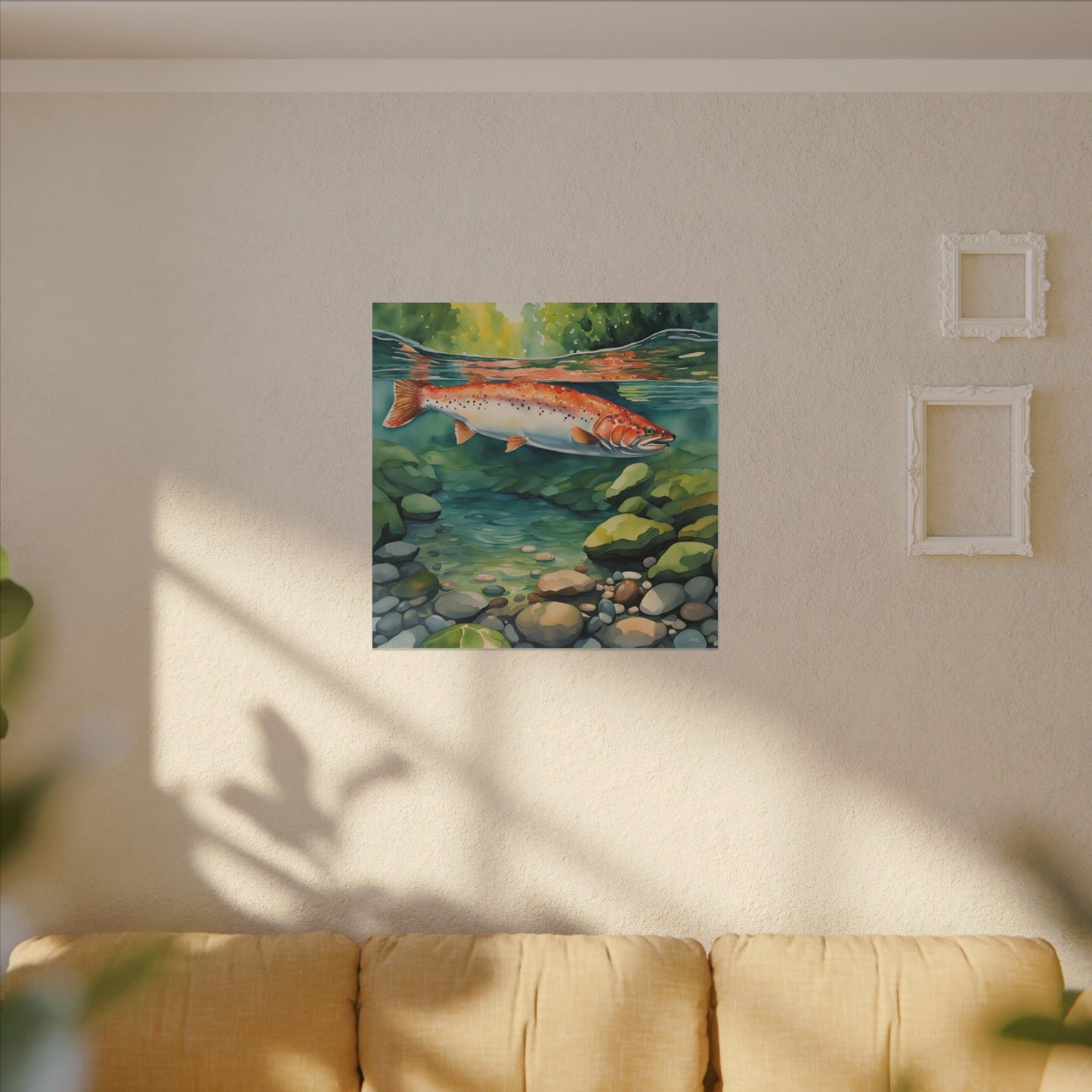 Matte Wall Canvas - Salmon - The Great Outdoors Collection