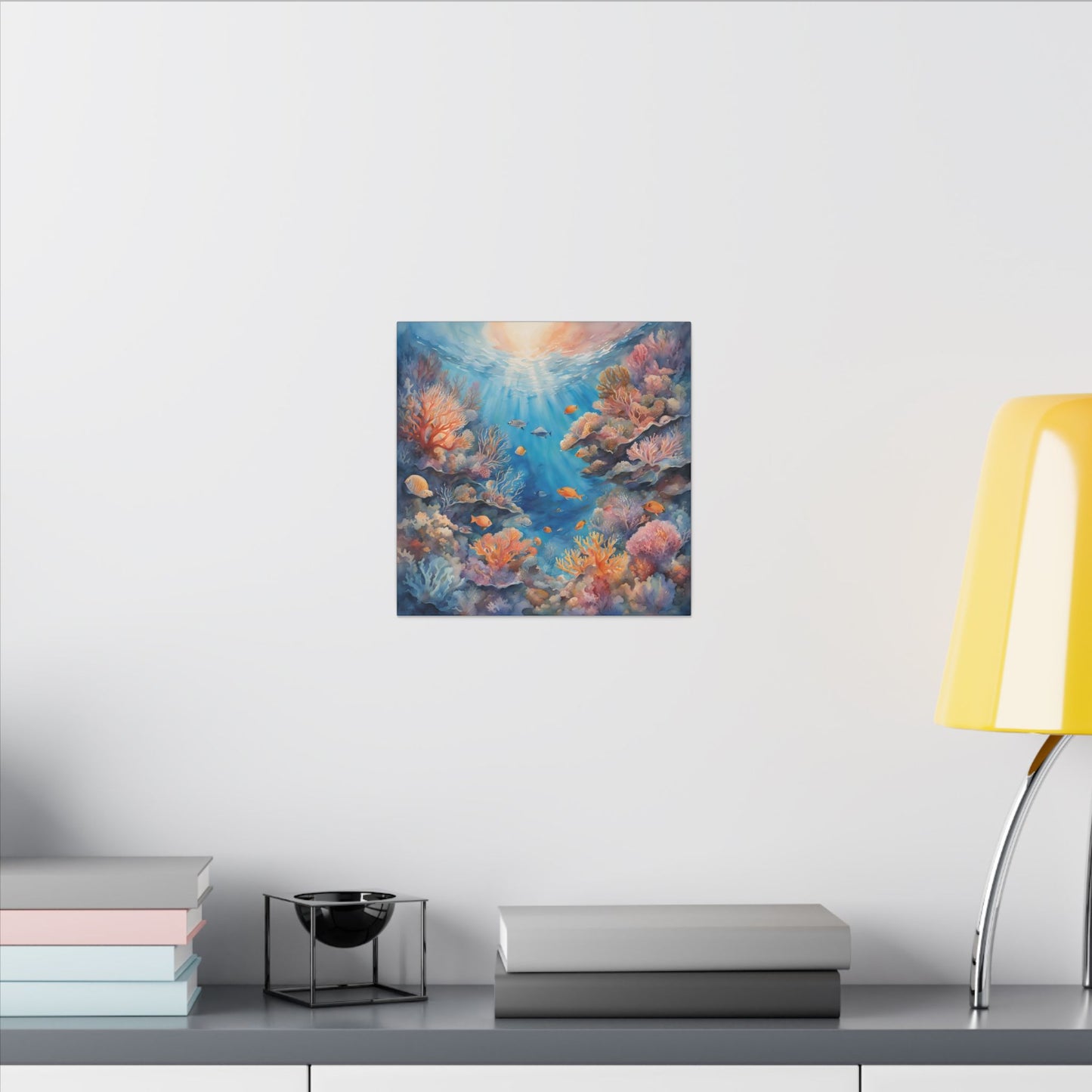 Matte Wall Canvas - Reef Life - Neptune's Nursery Collection