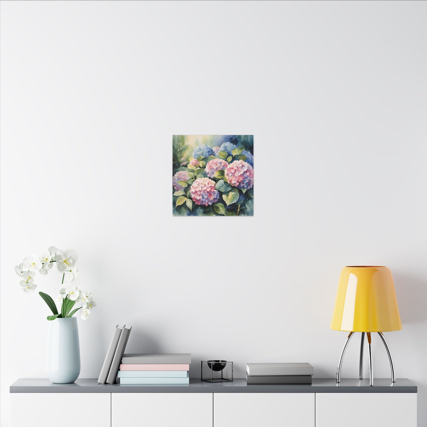 Matte Wall Canvas - Hydrangea - Bloom and Grow Collection