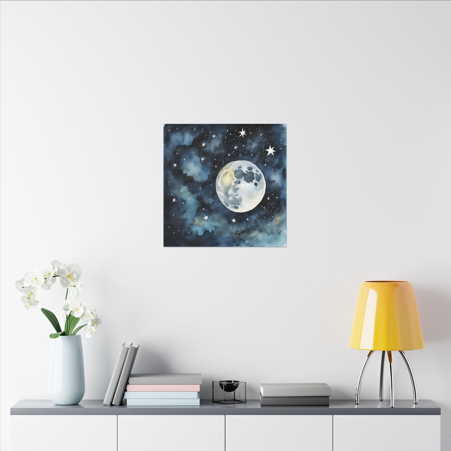 Matte Wall Canvas - Moon - Beyond the Stars Collection