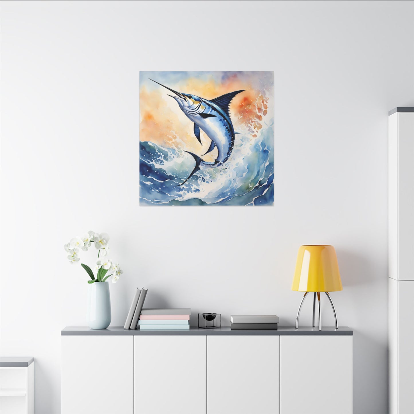 Matte Wall Canvas - Swordfish - The Great Outdoors Collection