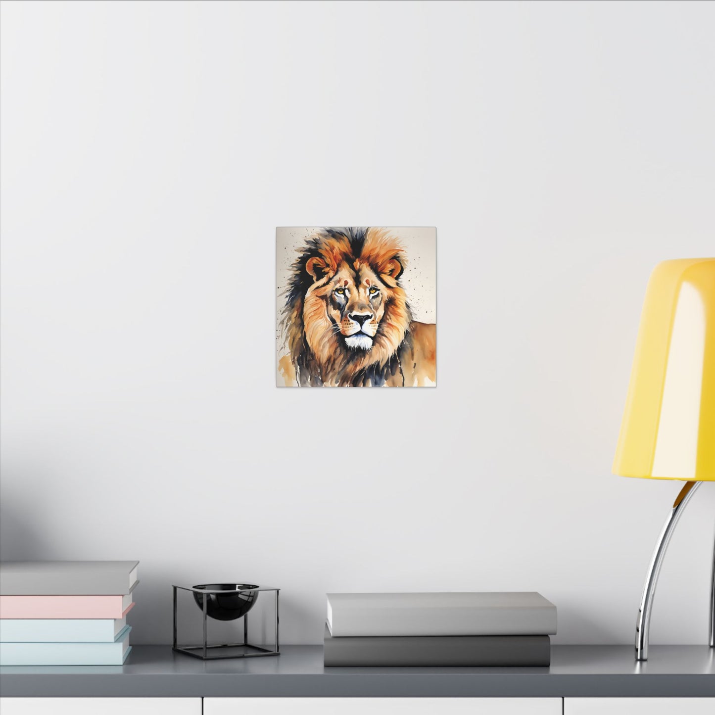 Matte Wall Canvas - Lion's Mane - African Safari Collection