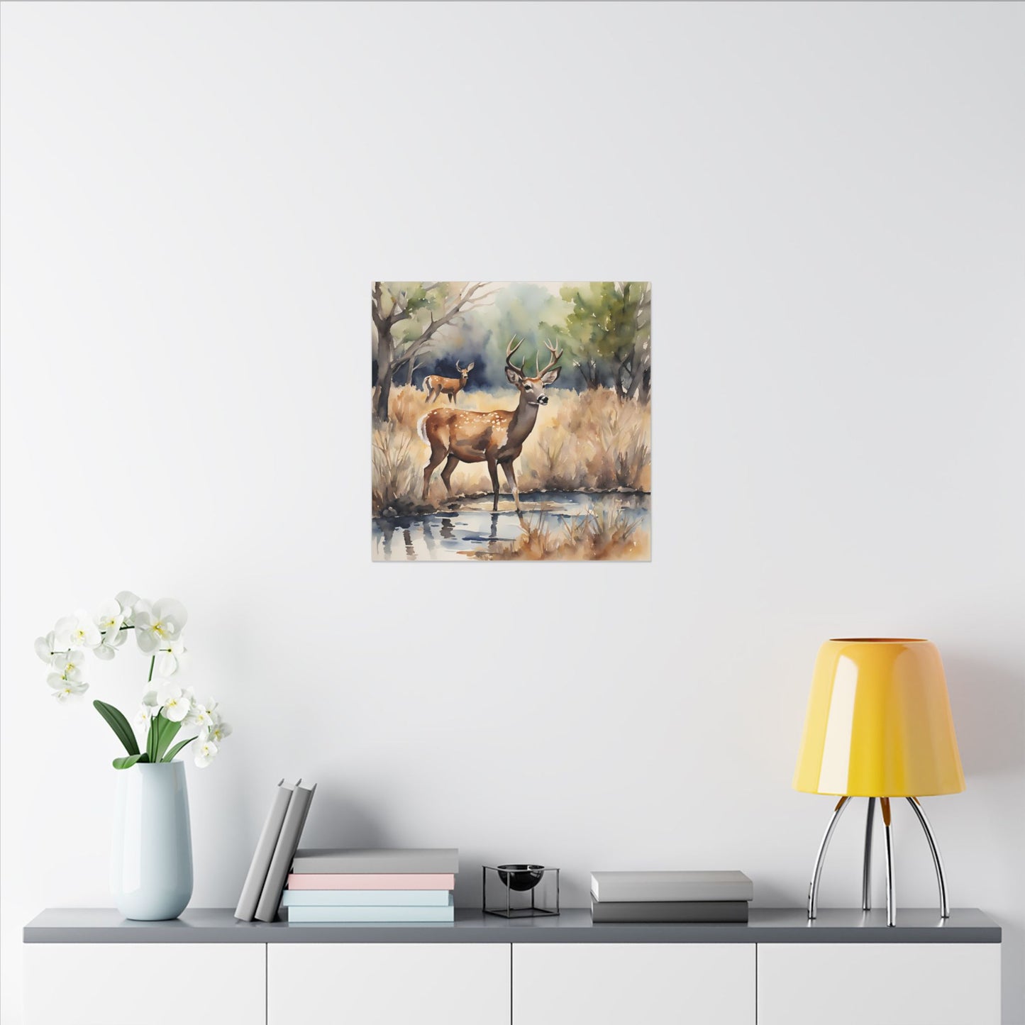 Matte Wall Canvas - Deer - The Great Outdoors Collection