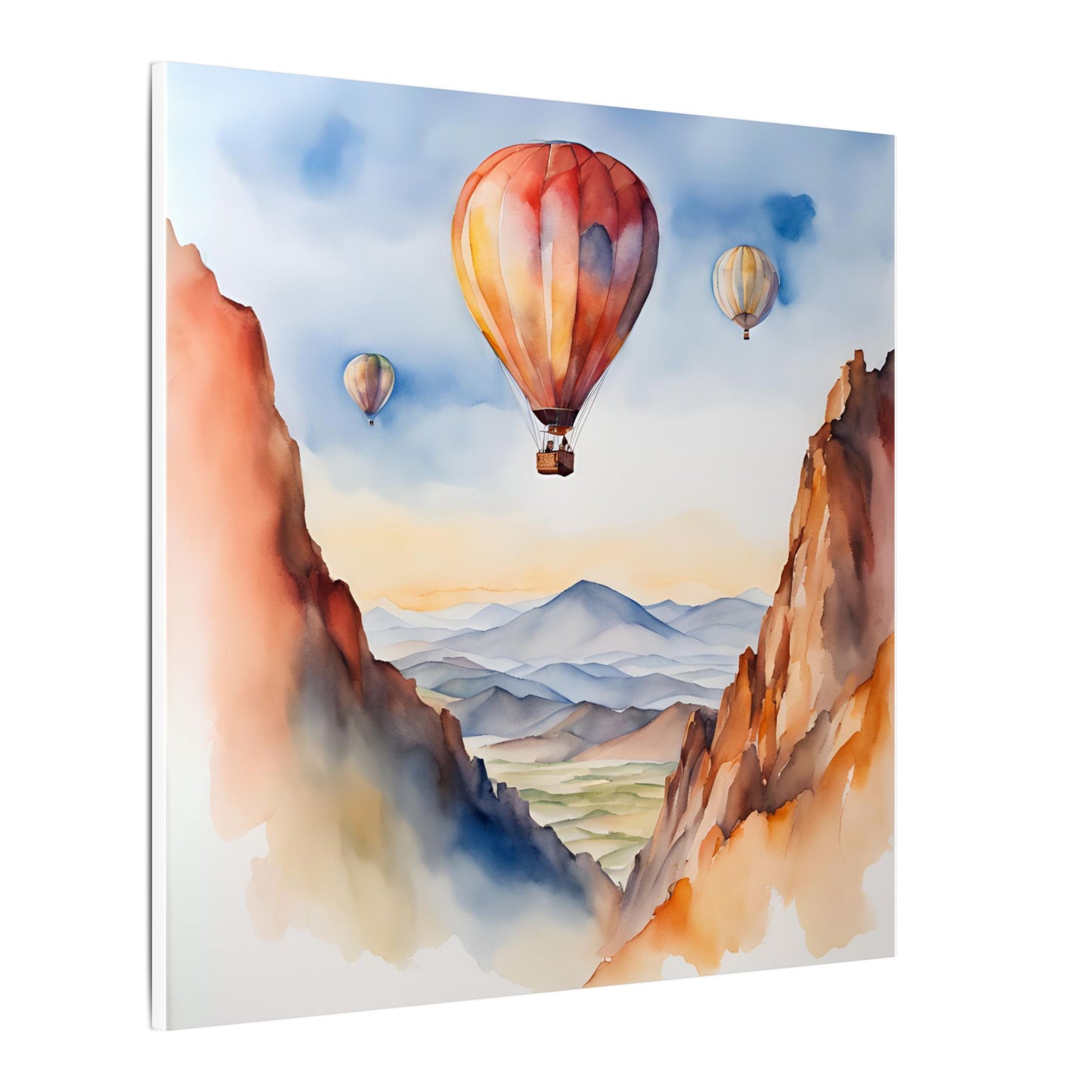 Matte Wall Canvas - Hot Air Balloons - Wheels & Wings Collection