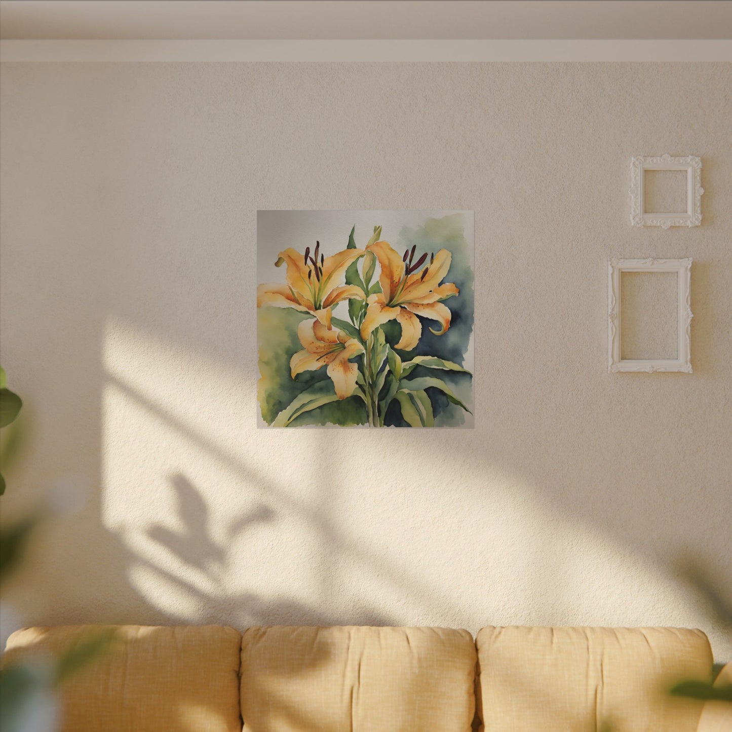 Matte Wall Canvas - Calla Lily - Bloom and Grow Collection