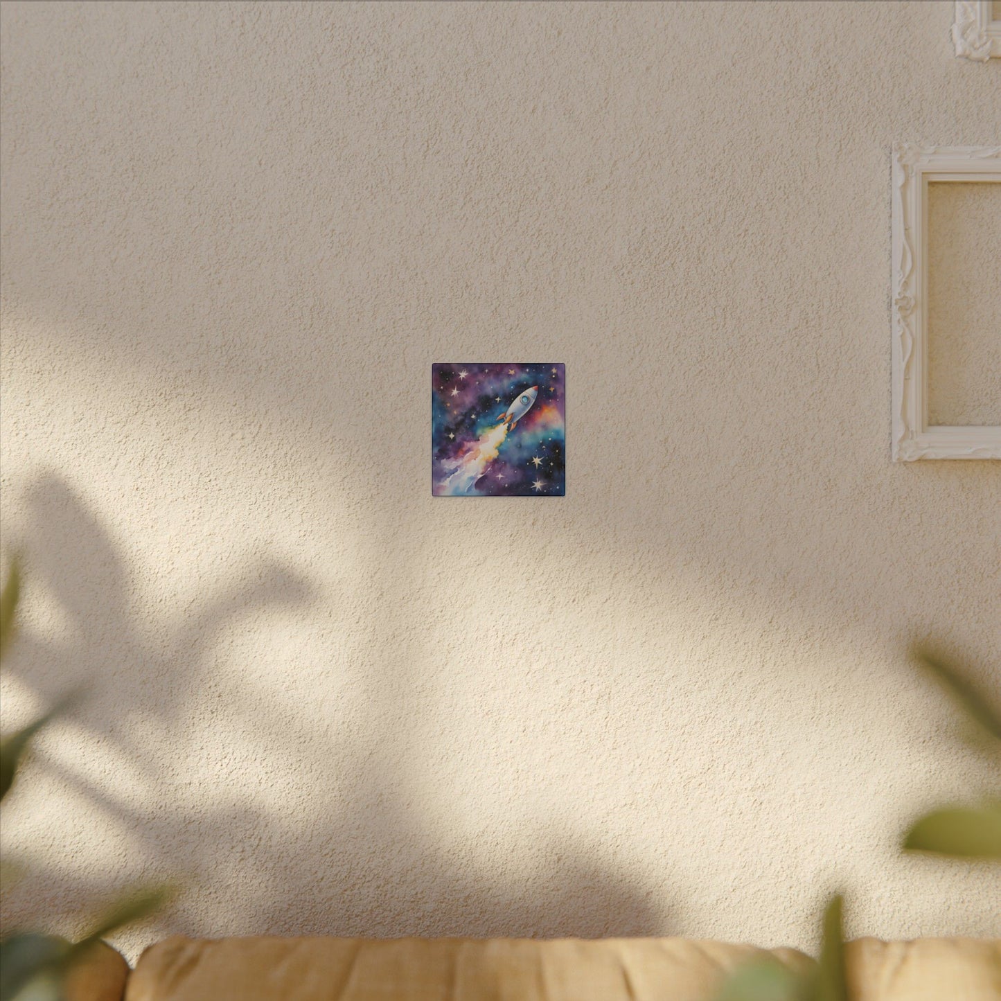 Matte Wall Canvas - Rocket Ship - Beyond the Stars Collection