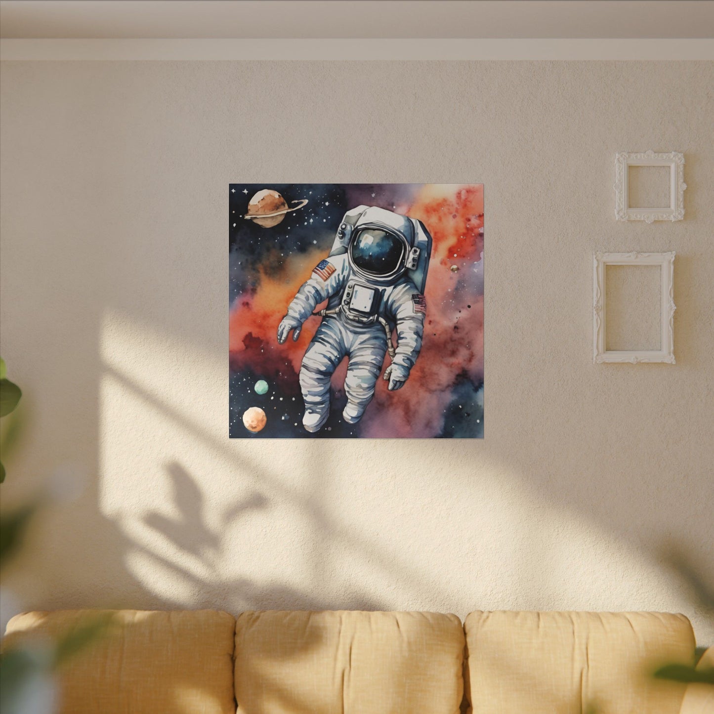 Matte Wall Canvas - Astronaut - Beyond the Stars Collection