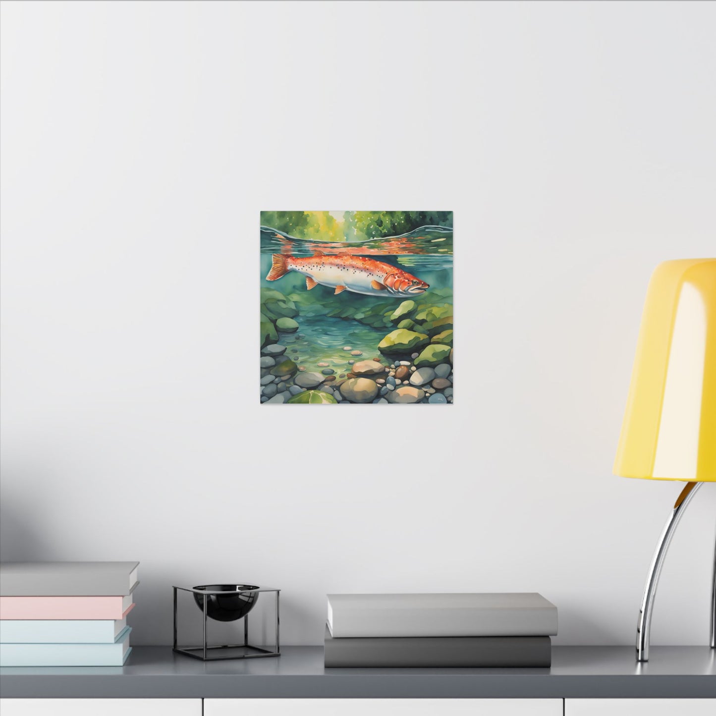 Matte Wall Canvas - Salmon - The Great Outdoors Collection