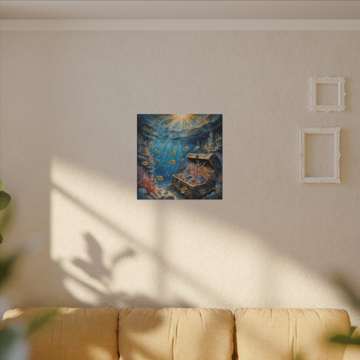 Matte Wall Canvas - Sunken Treasure - Neptune's Nursery Collection