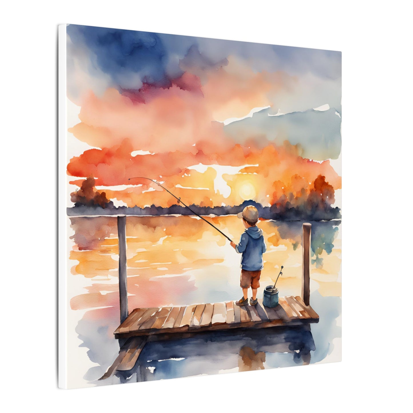 Matte Wall Canvas - Fishing - The Great Outdoors Collection