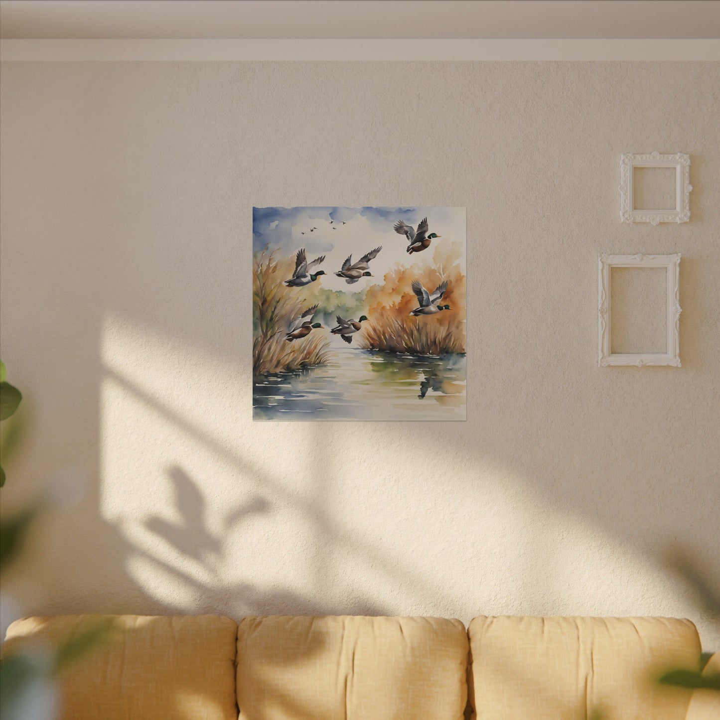 Matte Wall Canvas - Ducks - The Great Outdoors Collection