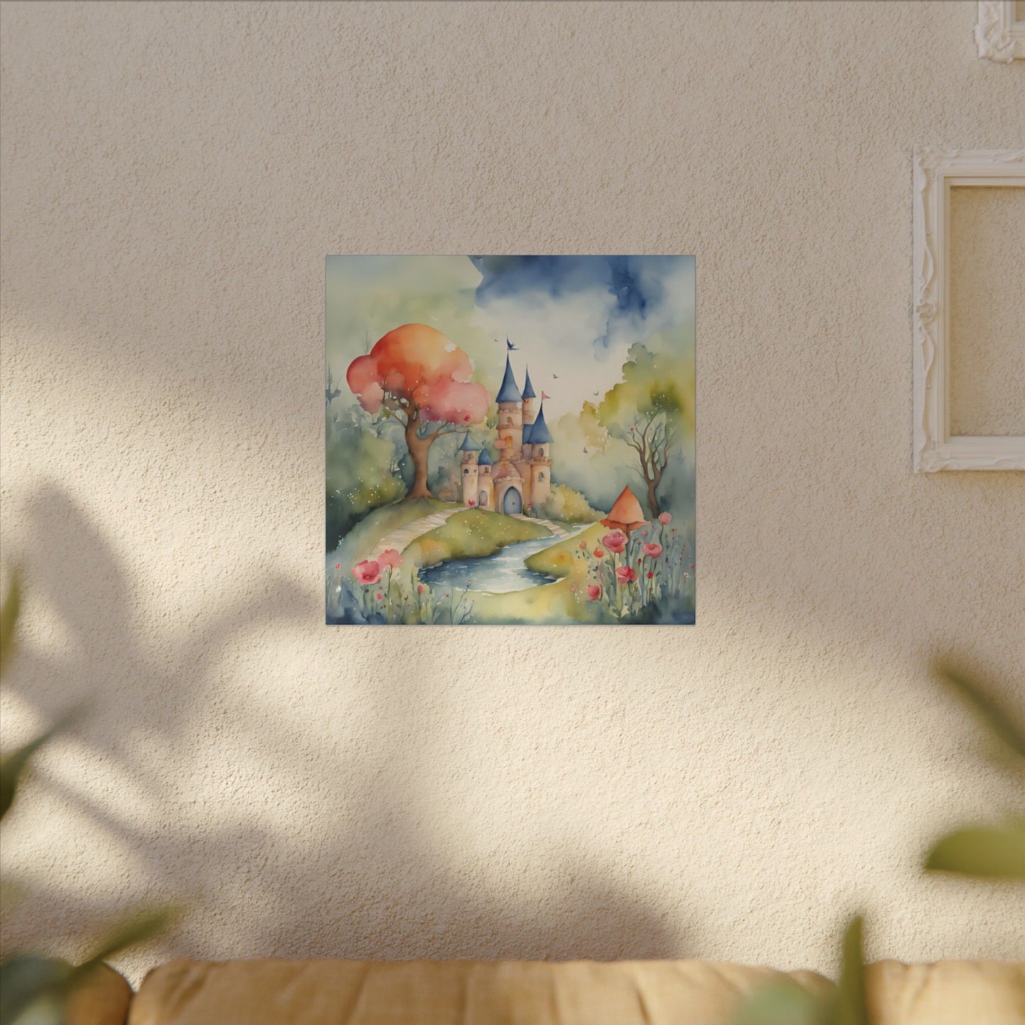 Matte Wall Canvas - Castlescape - Storybook Dreams Collection