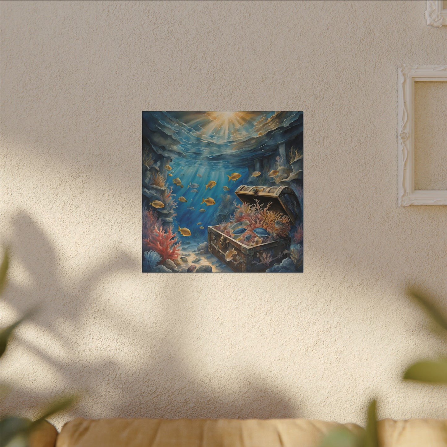 Matte Wall Canvas - Sunken Treasure - Neptune's Nursery Collection