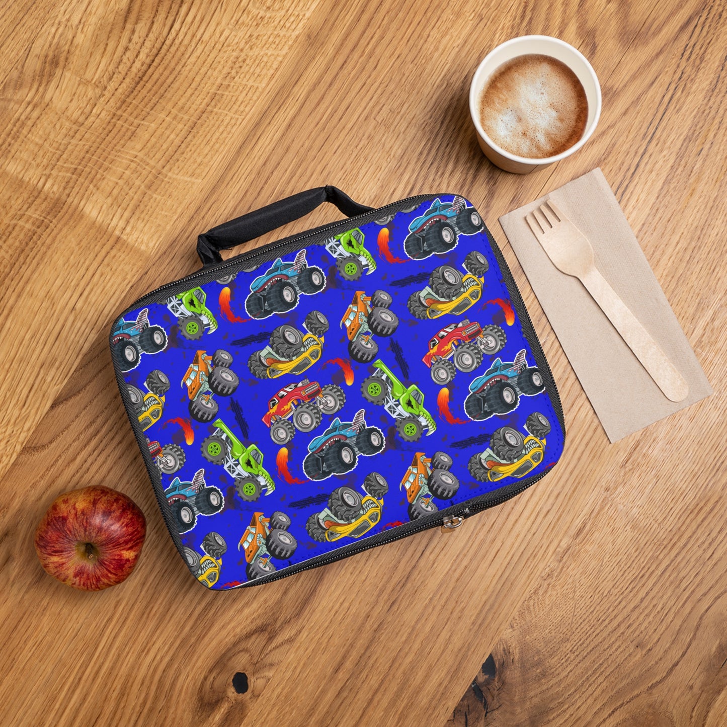 Lunch Bag - Monster Truck - True Blue