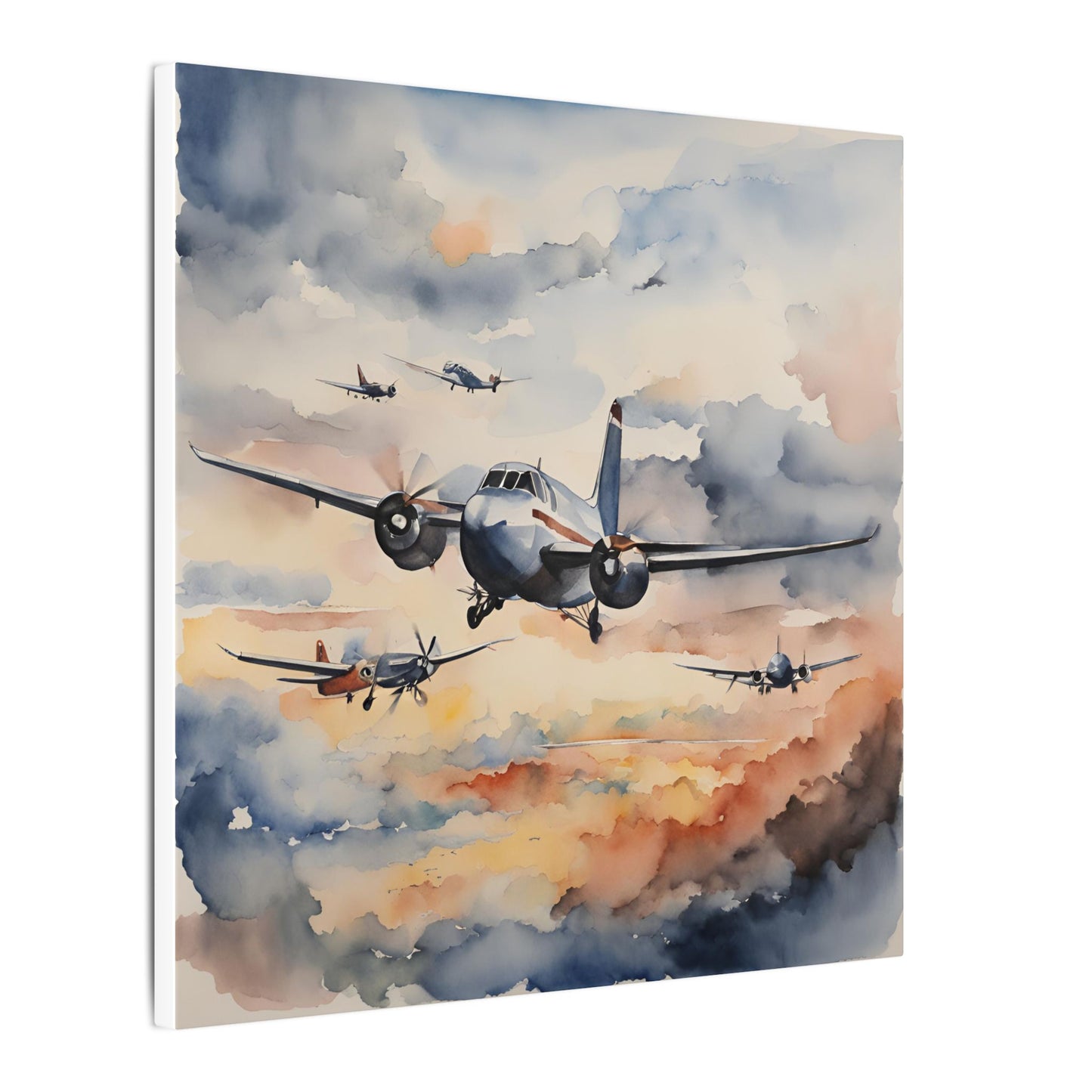 Matte Wall Canvas - Wings of Aviation - Wheels & Wings Collection