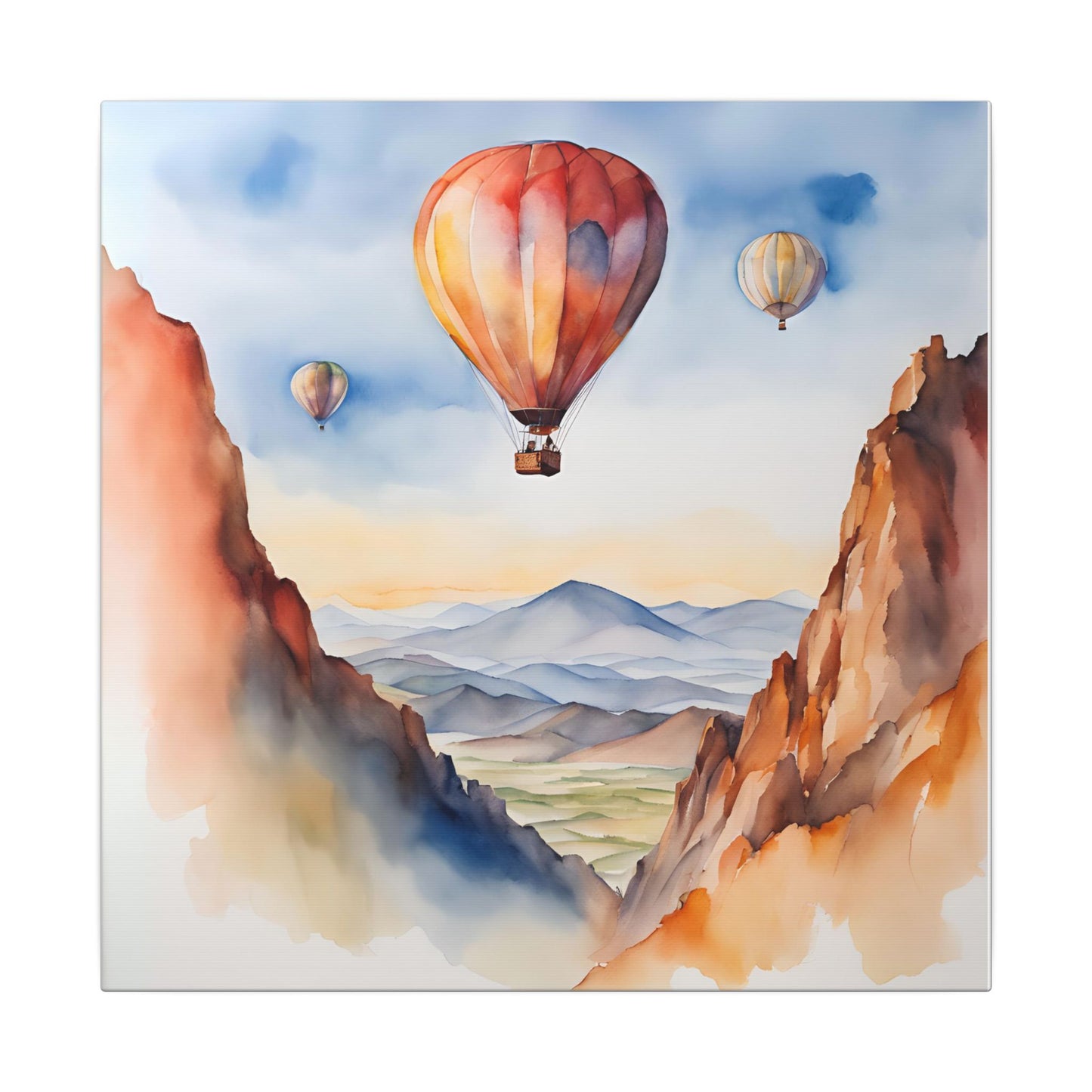 Matte Wall Canvas - Hot Air Balloons - Wheels & Wings Collection
