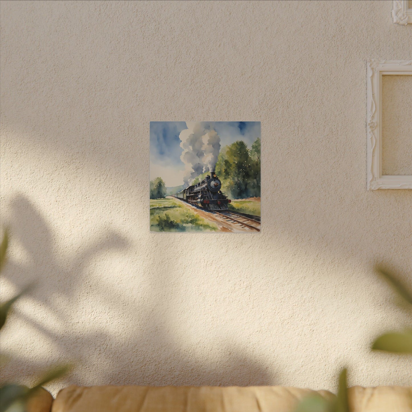 Matte Wall Canvas - Train has left the Station - Wheels & Wings Collection