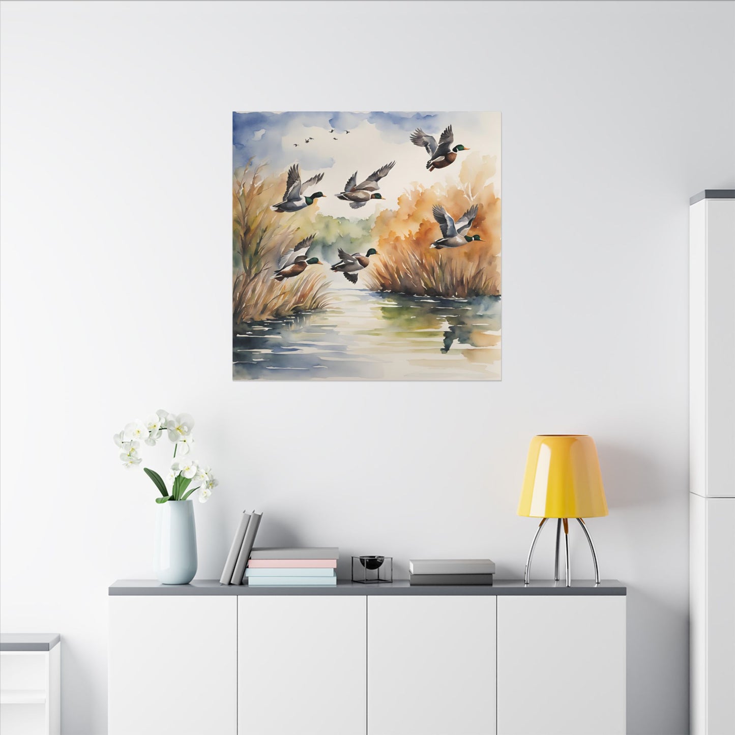 Matte Wall Canvas - Ducks - The Great Outdoors Collection