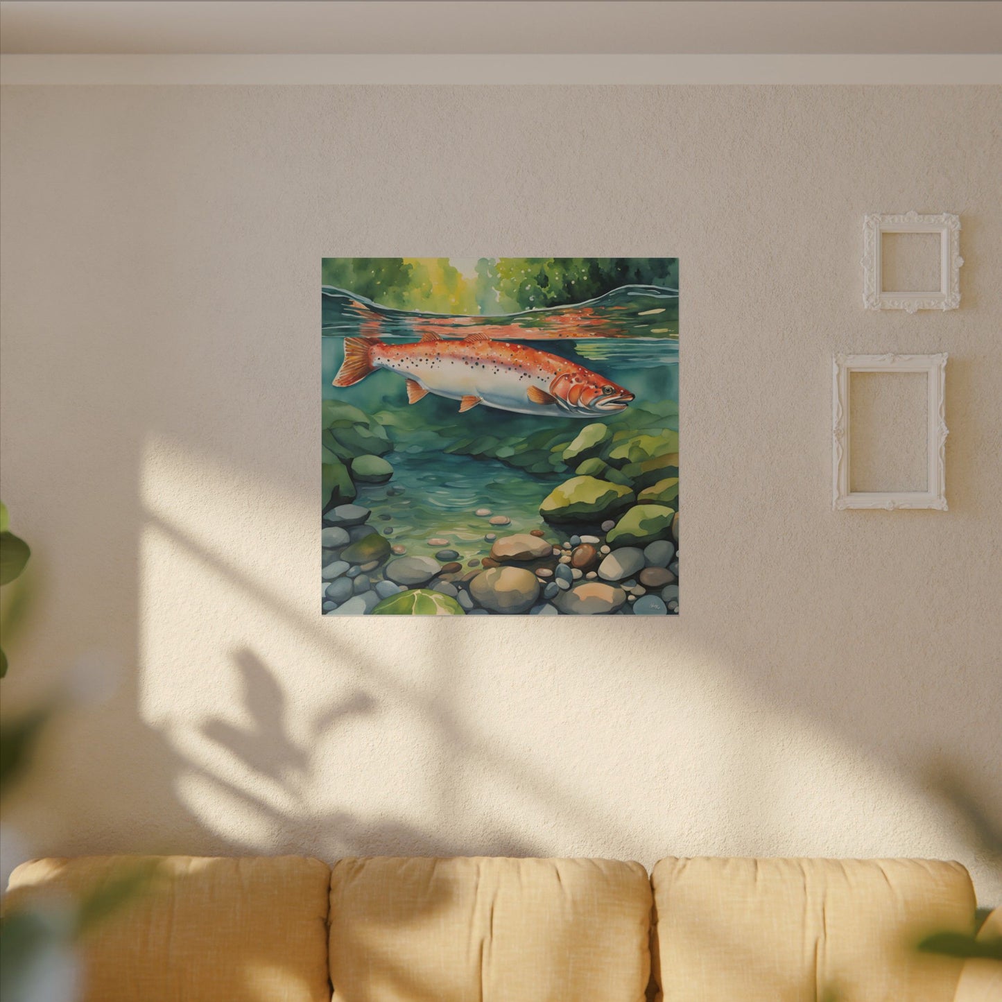 Matte Wall Canvas - Salmon - The Great Outdoors Collection