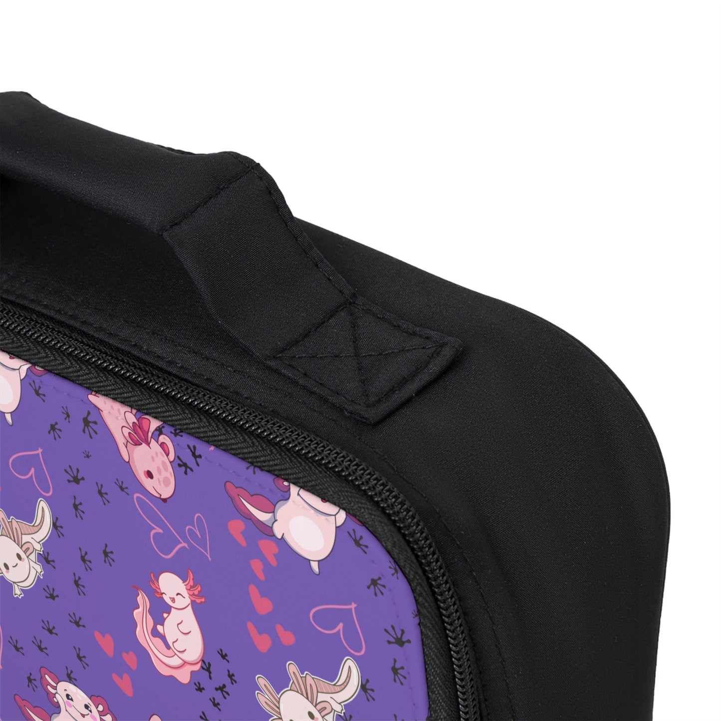 Lunch Bag - Axolotl - Periwinkle