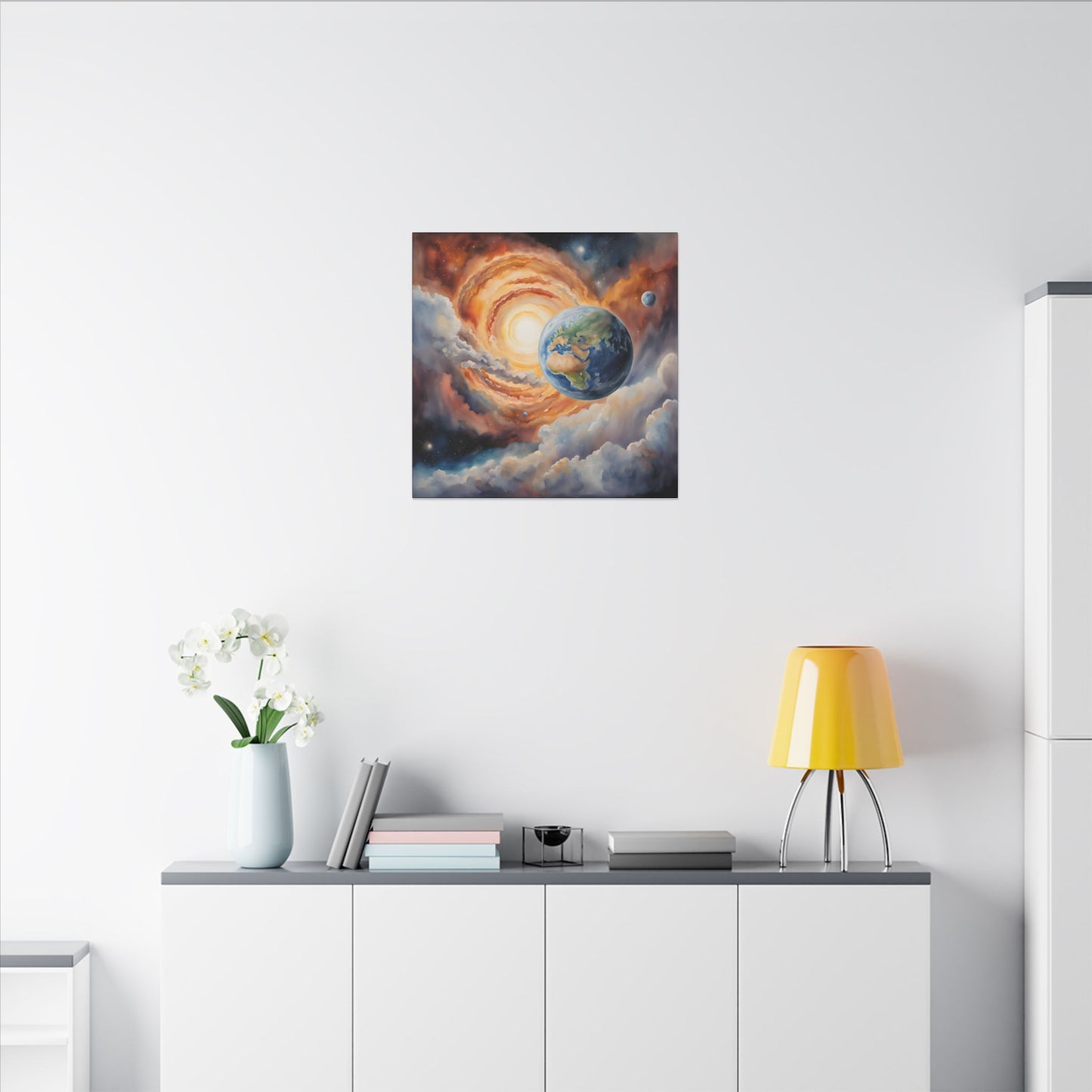 Matte Wall Canvas - Planet Earth - Beyond the Stars Collection