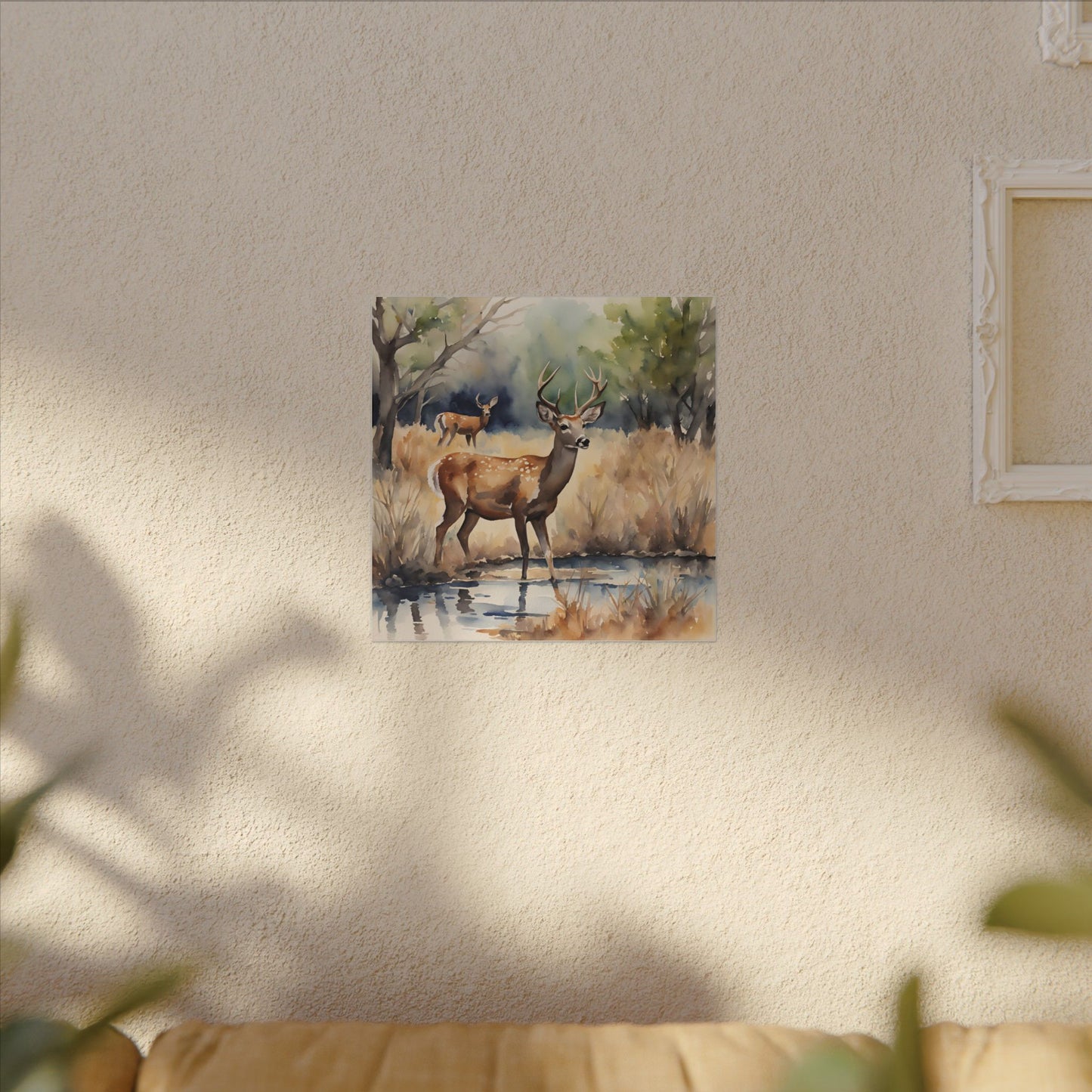 Matte Wall Canvas - Deer - The Great Outdoors Collection