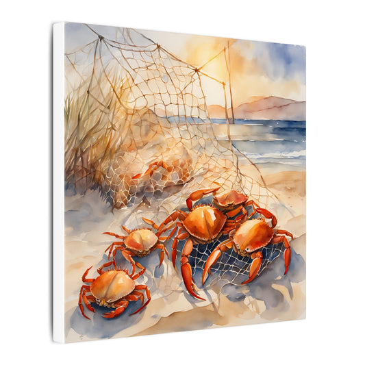 Matte Wall Canvas - Crabbin - The Great Outdoors Collection