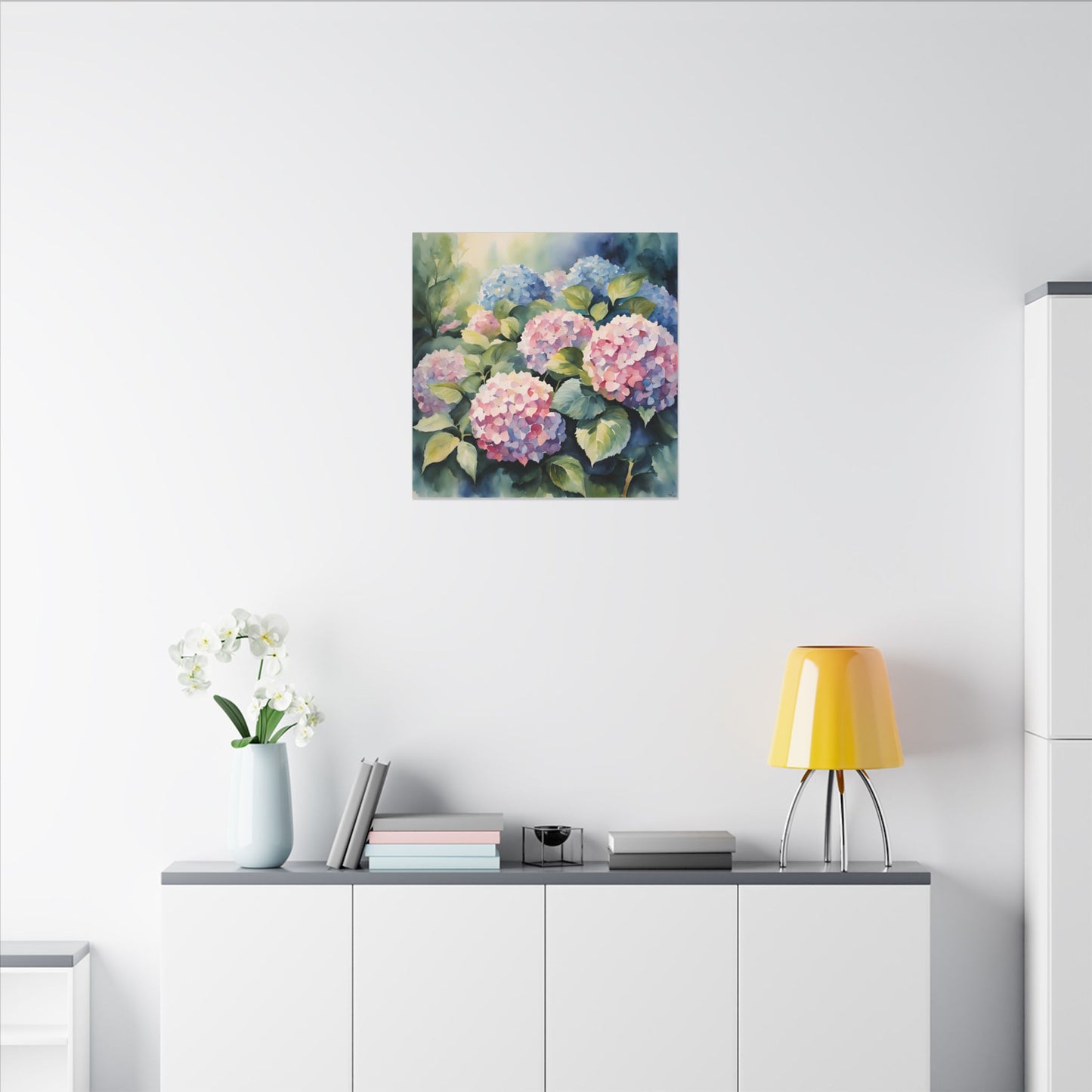 Matte Wall Canvas - Hydrangea - Bloom and Grow Collection
