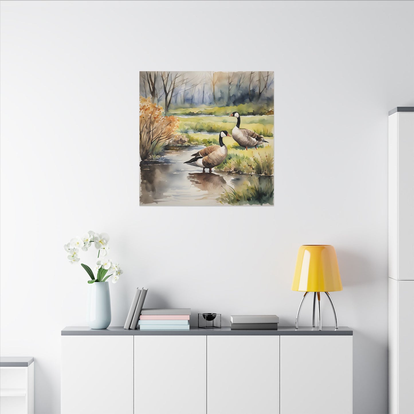 Matte Wall Canvas - Geese - The Great Outdoors Collection