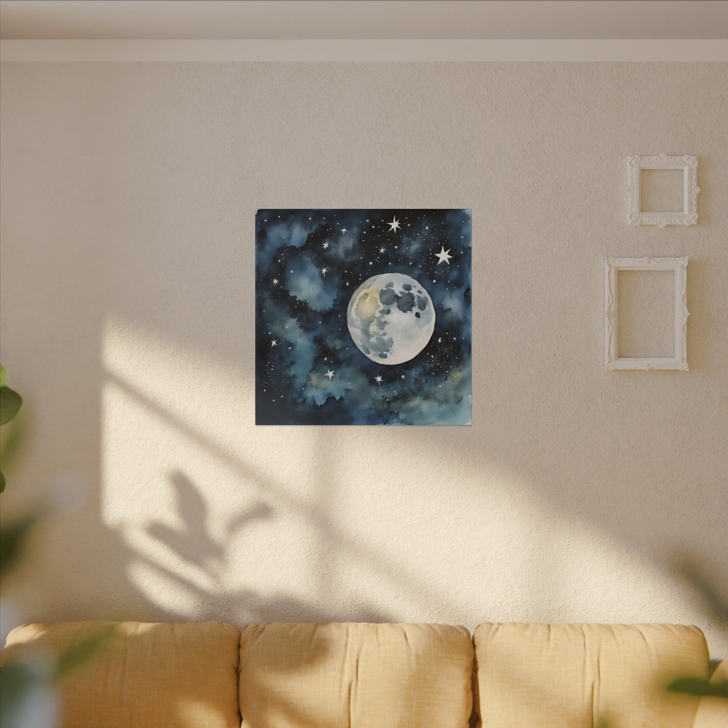 Matte Wall Canvas - Moon - Beyond the Stars Collection