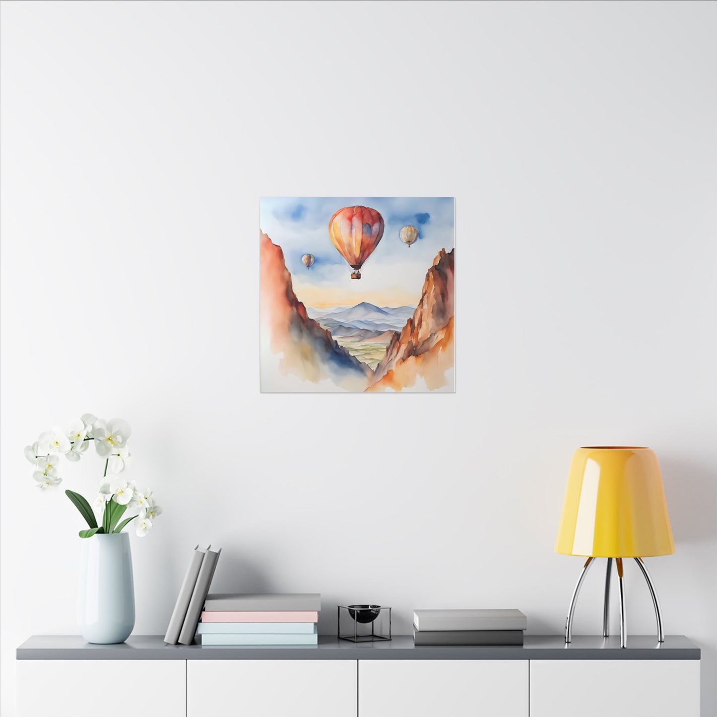 Matte Wall Canvas - Hot Air Balloons - Wheels & Wings Collection