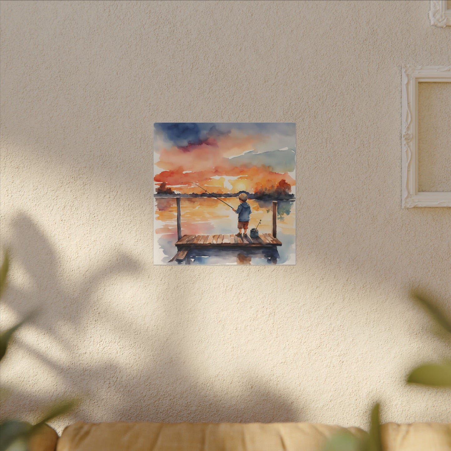 Matte Wall Canvas - Fishing - The Great Outdoors Collection