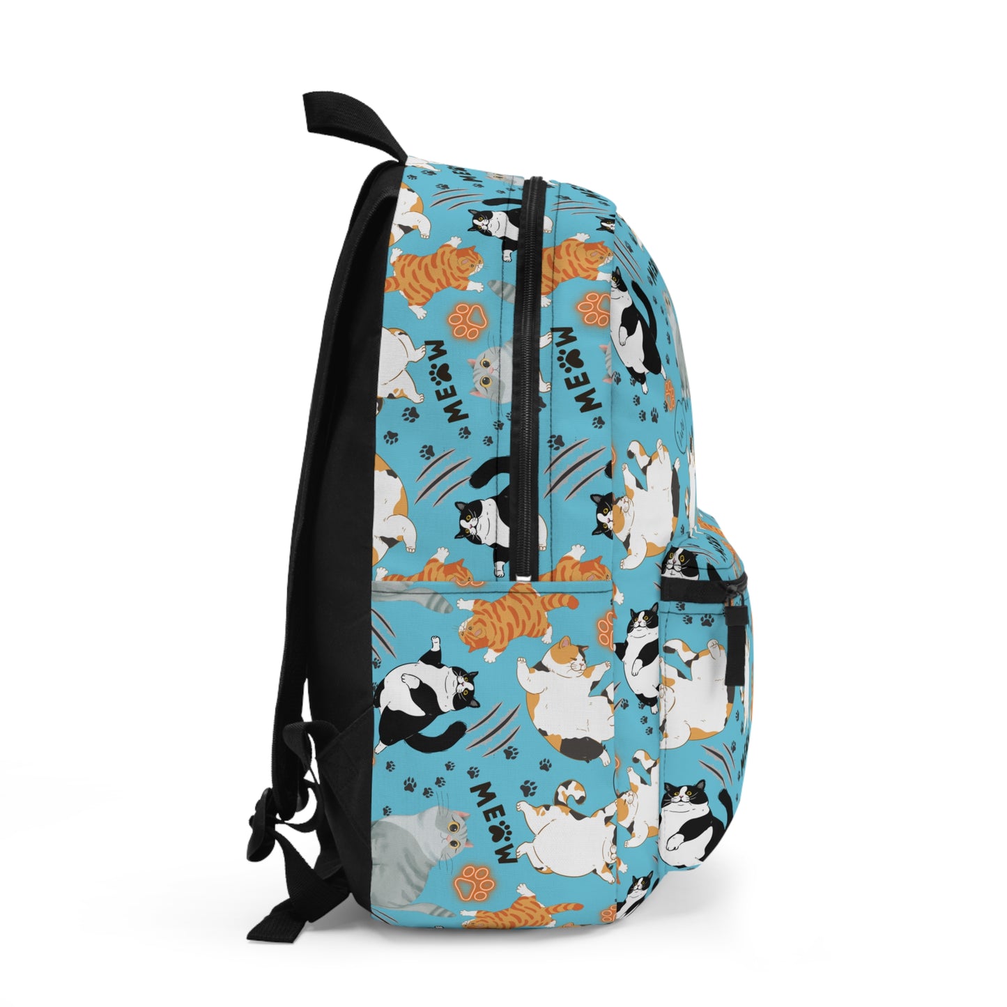 Backpack - Fat Cat - Light Blue