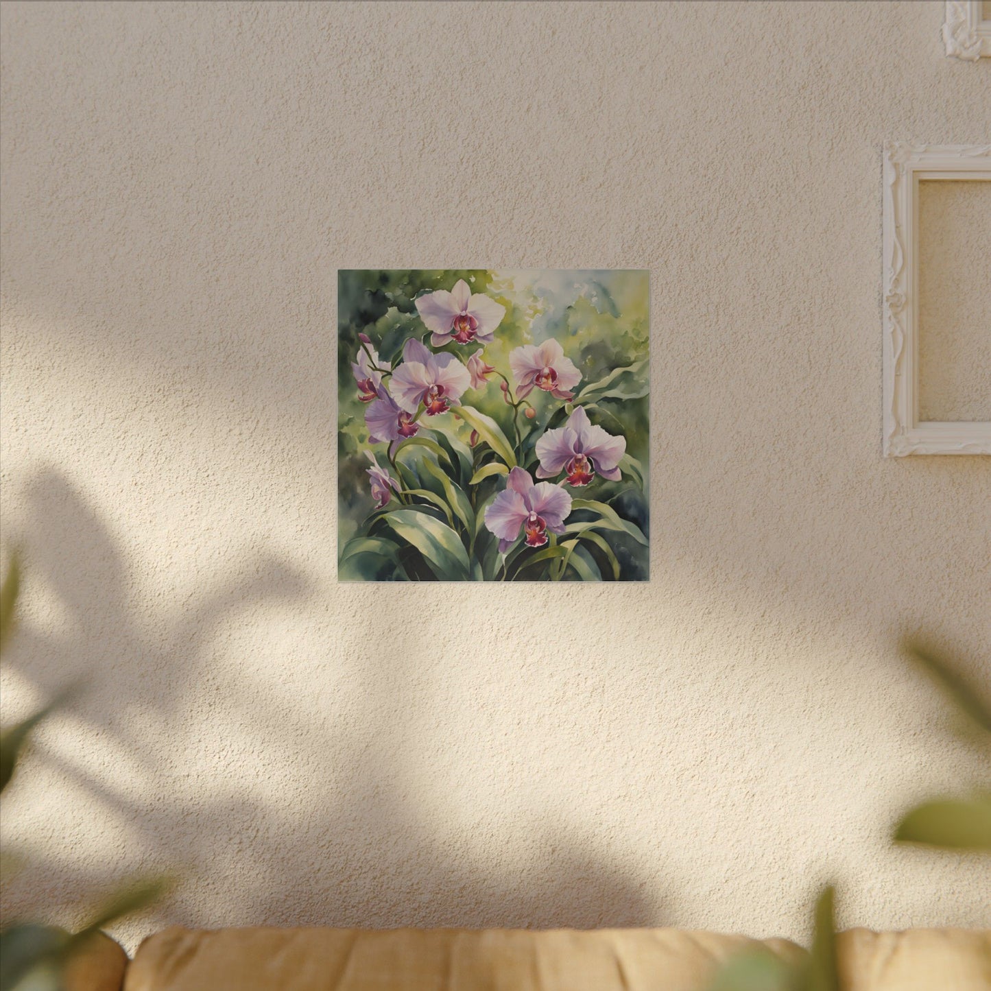 Matte Wall Canvas - Orchid - Bloom and Grow Collection