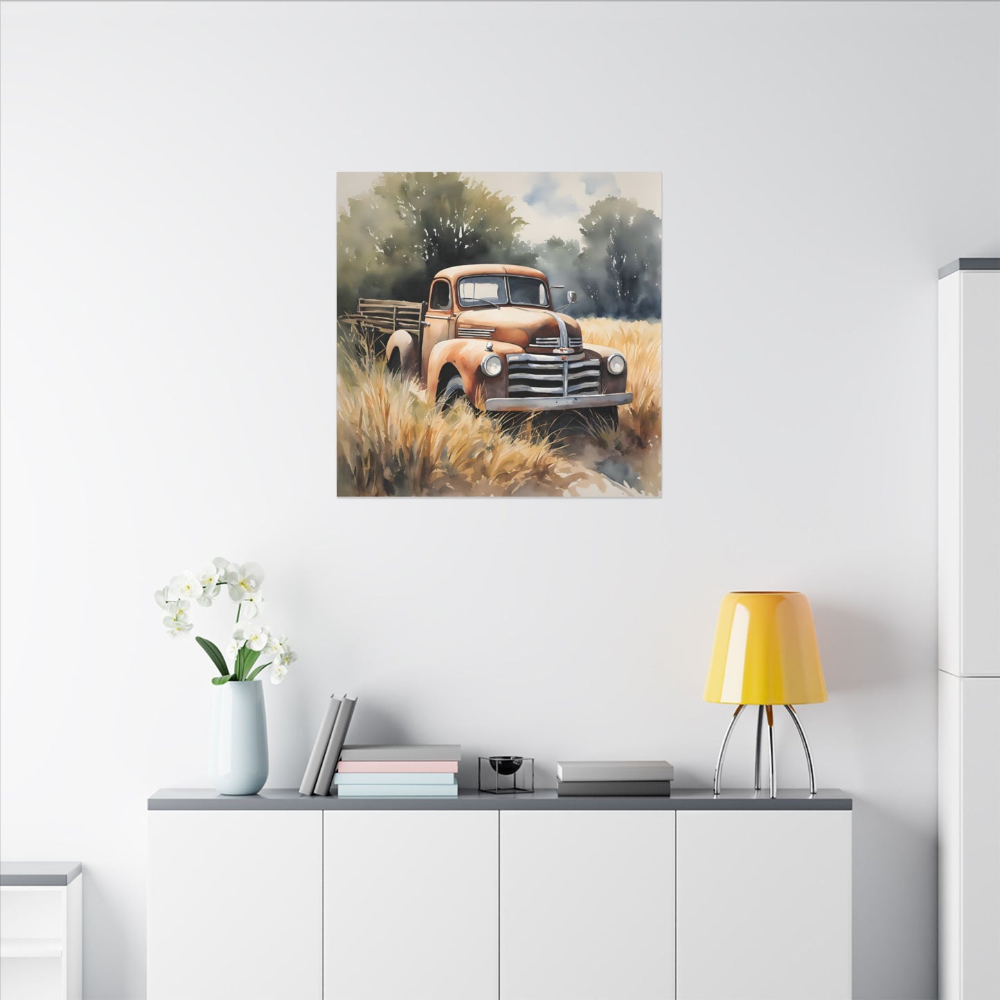 Matte Wall Canvas - Good Old Truck - Wheels & Wings Collection