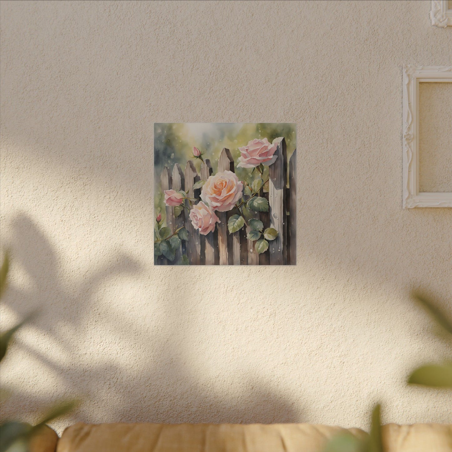 Matte Wall Canvas - Rose - Bloom and Grow Collection