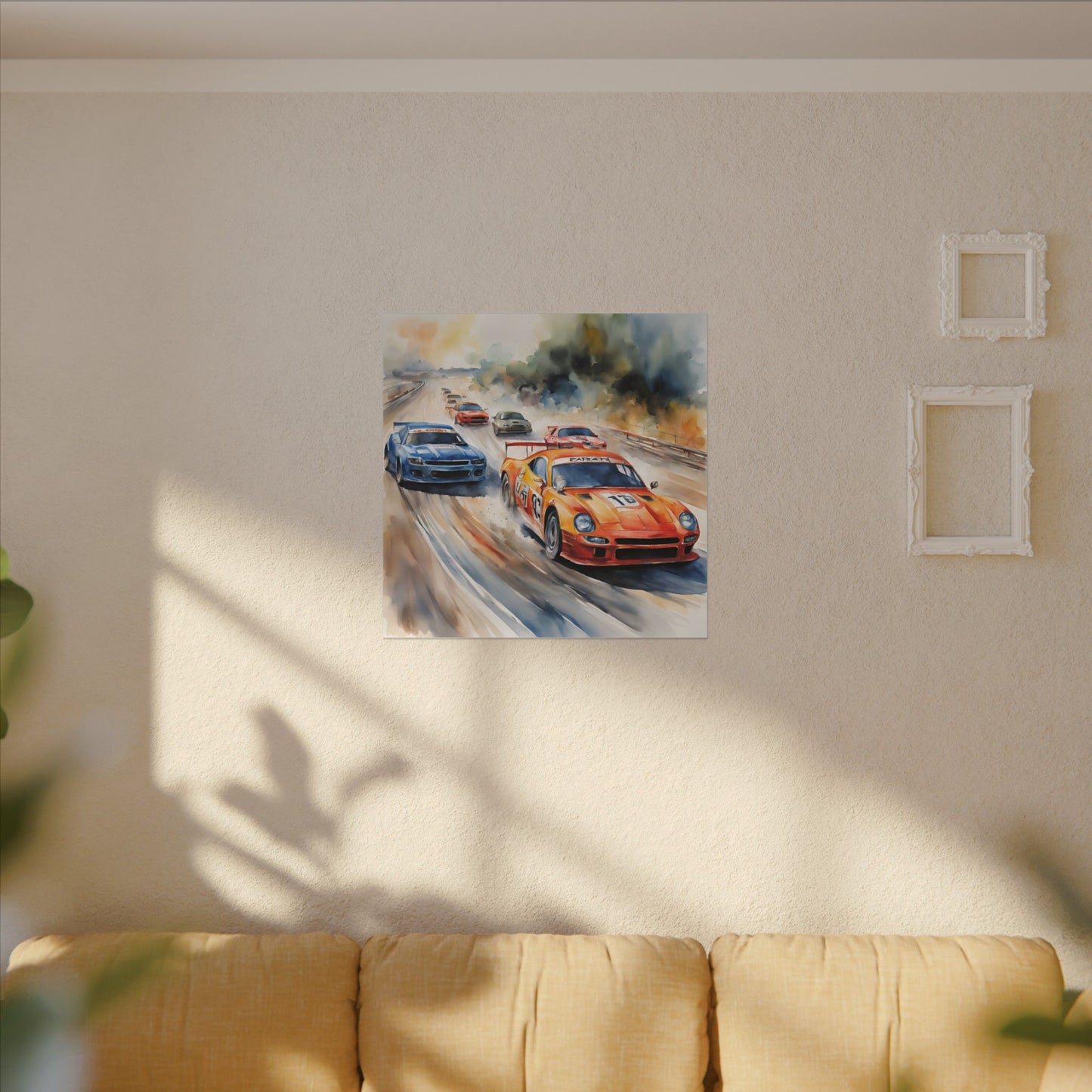Matte Wall Canvas - Race Day - Wheels & Wings Collection