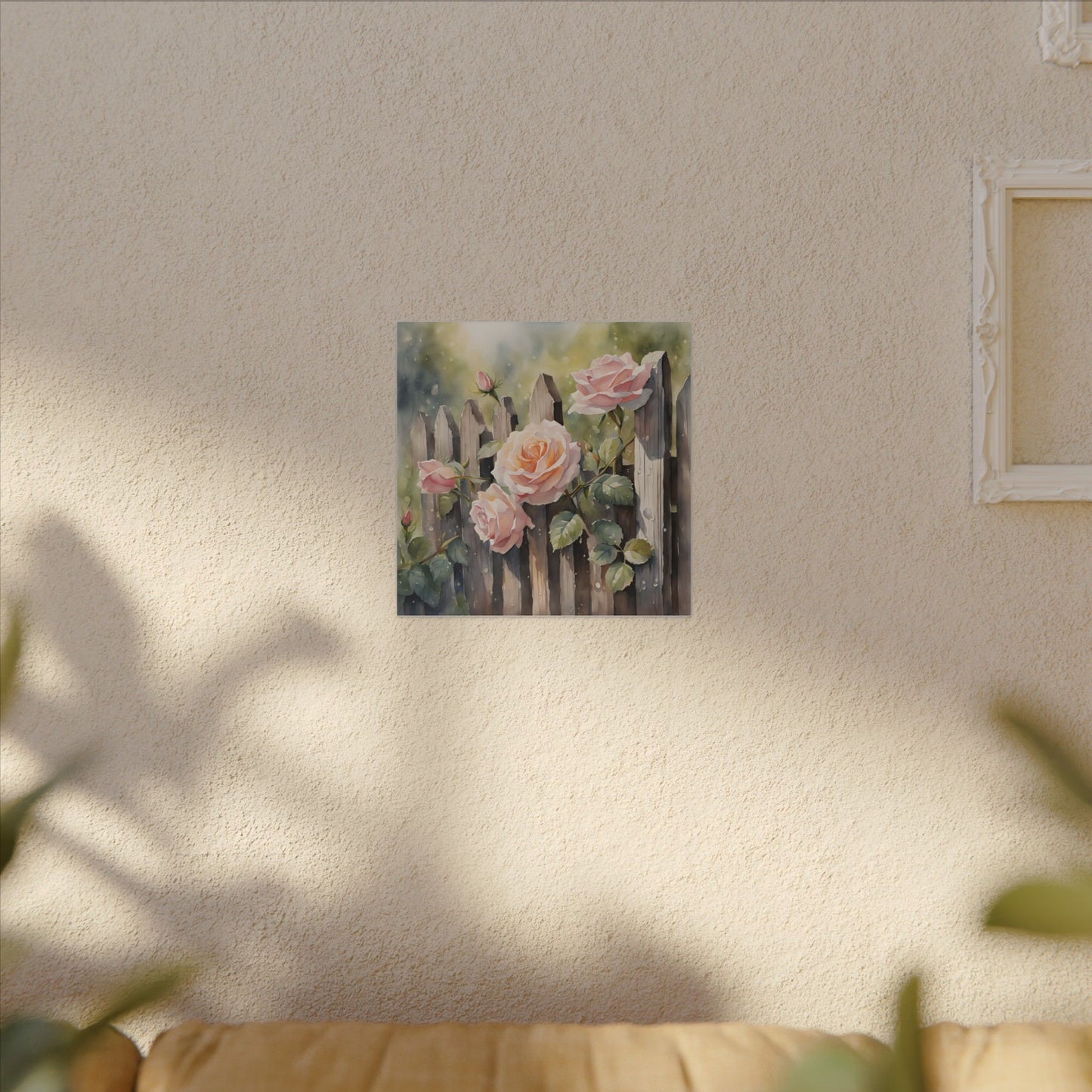 Matte Wall Canvas - Rose - Bloom and Grow Collection
