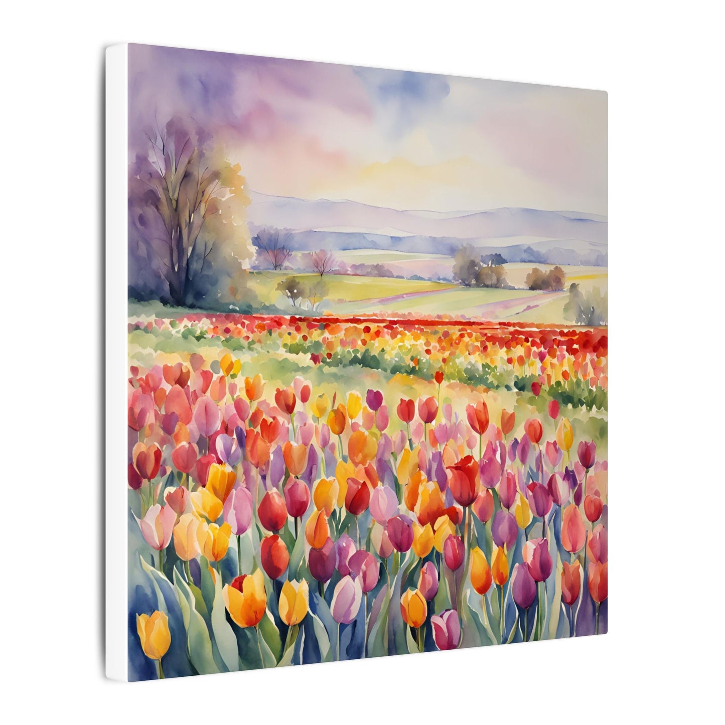 Matte Wall Canvas - Tulip - Bloom and Grow Collection