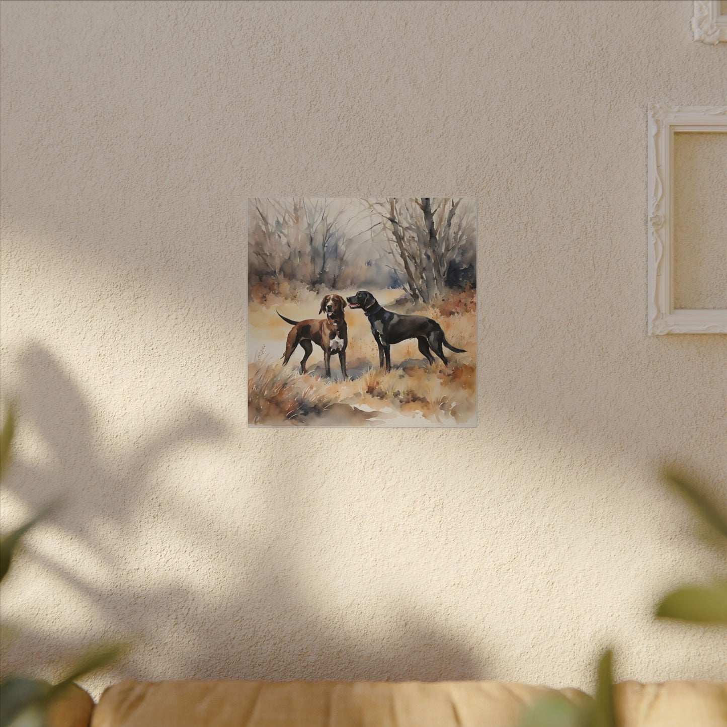 Matte Wall Canvas - Hounds - The Great Outdoors Collection