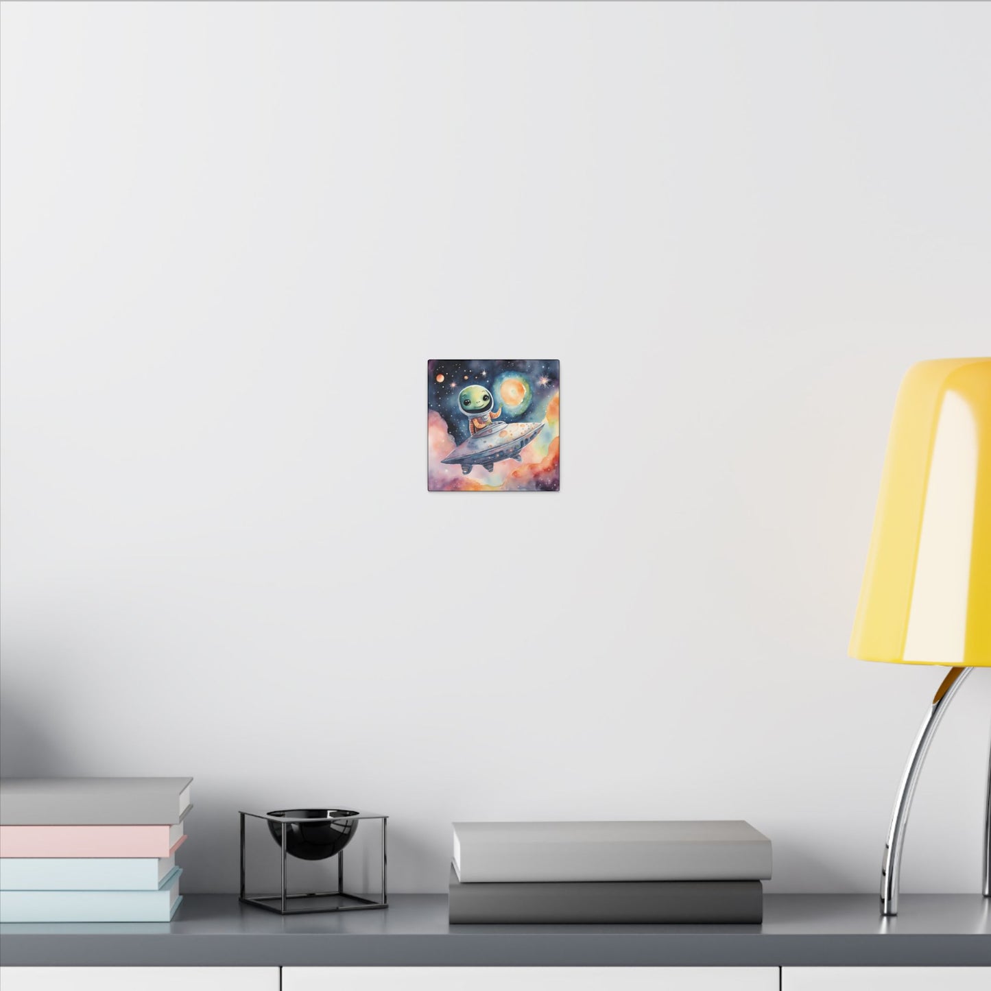Matte Wall Canvas - Friendly Alien - Beyond the Stars Collection