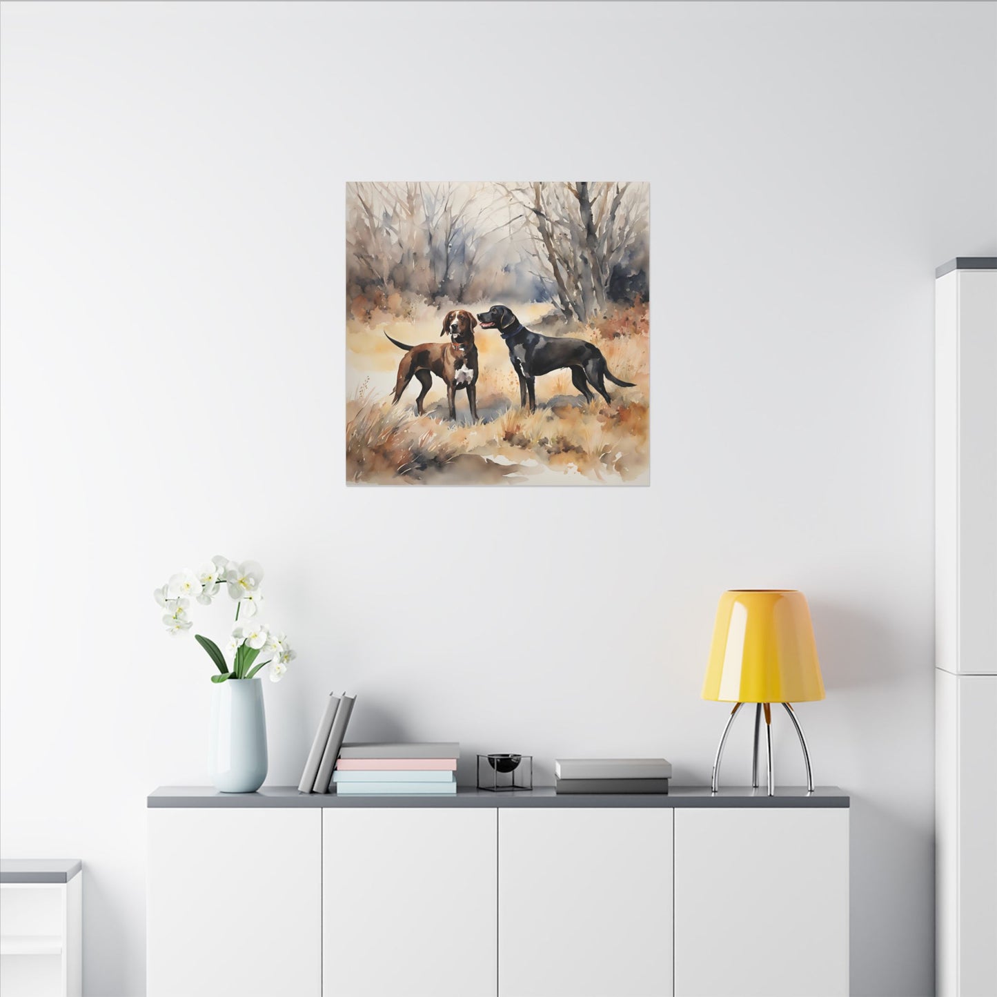 Matte Wall Canvas - Hounds - The Great Outdoors Collection